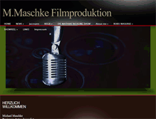 Tablet Screenshot of maschke-regie.de